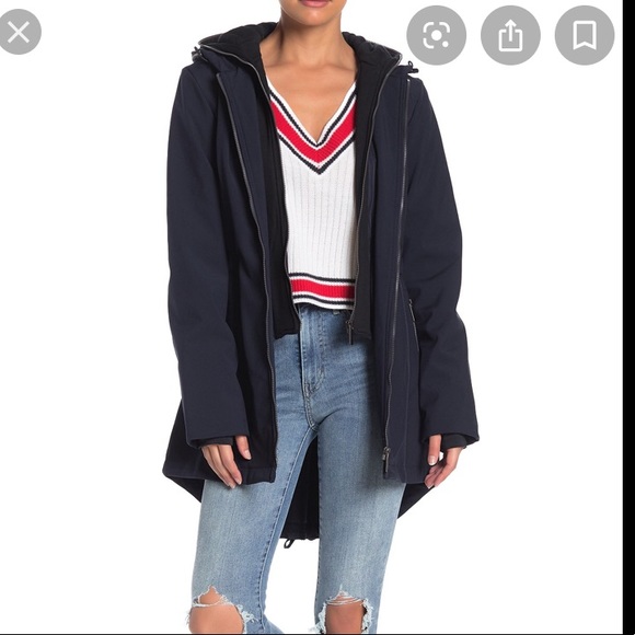 french connection bibby soft shell jacket